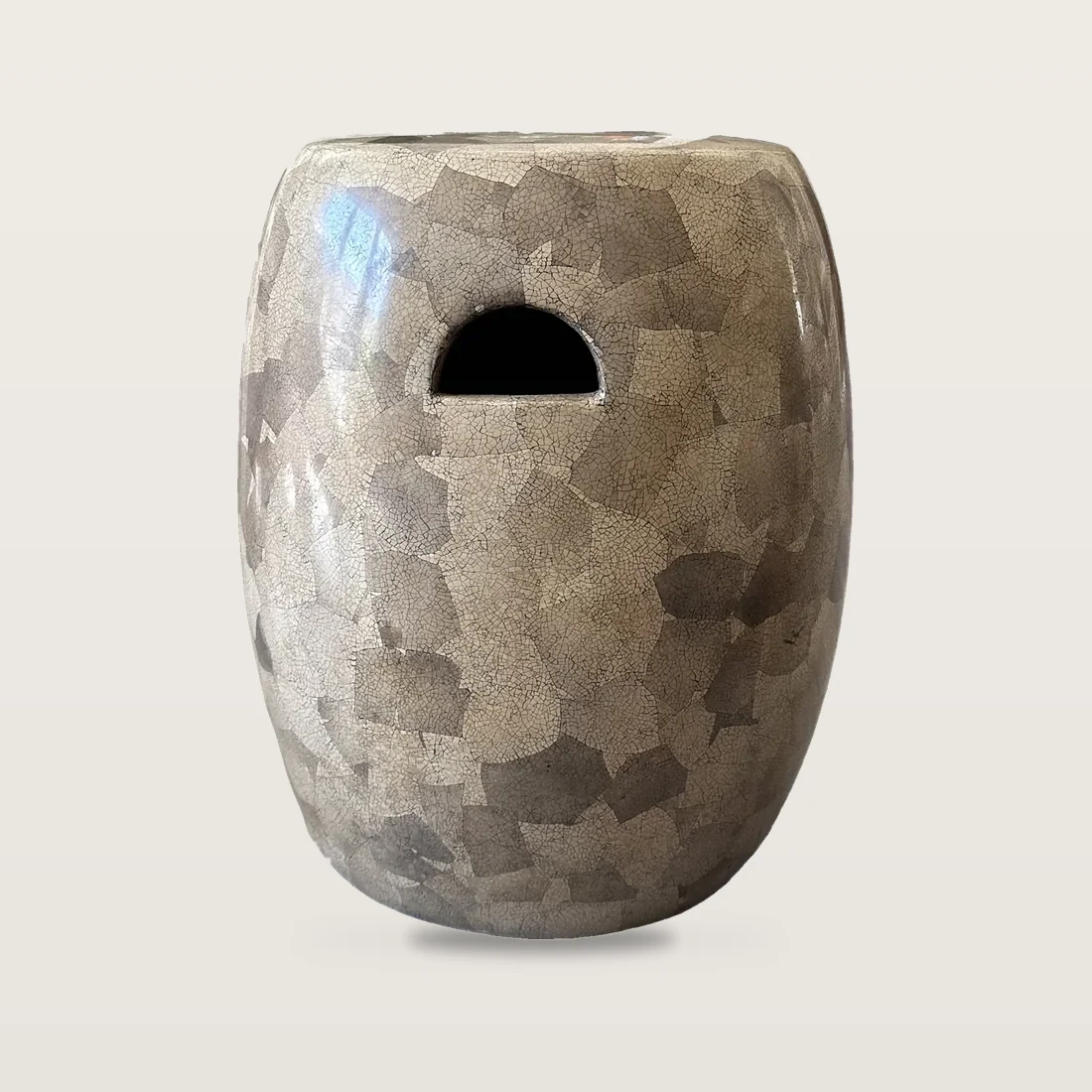 Tabouret N°17, café fini